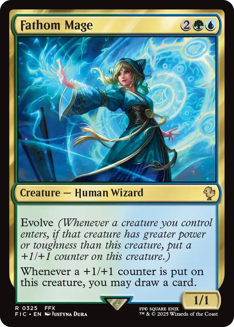 Fathom Mage (Surge Foil) [FINAL FANTASY Commander] - Destination Retro