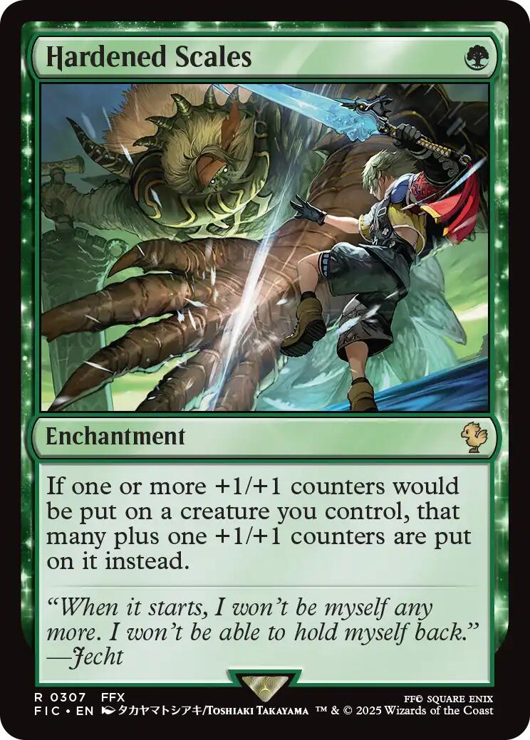 Hardened Scales (Surge Foil) [FINAL FANTASY Commander] - Destination Retro