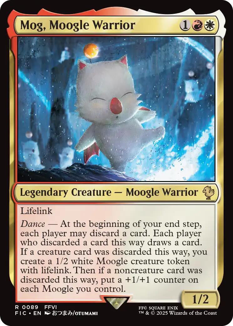 Mog, Moogle Warrior (Surge Foil) [FINAL FANTASY Commander] - Destination Retro