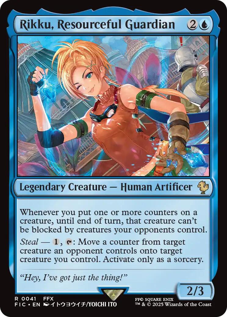Rikku, Resourceful Guardian (Surge Foil) [FINAL FANTASY Commander] - Destination Retro