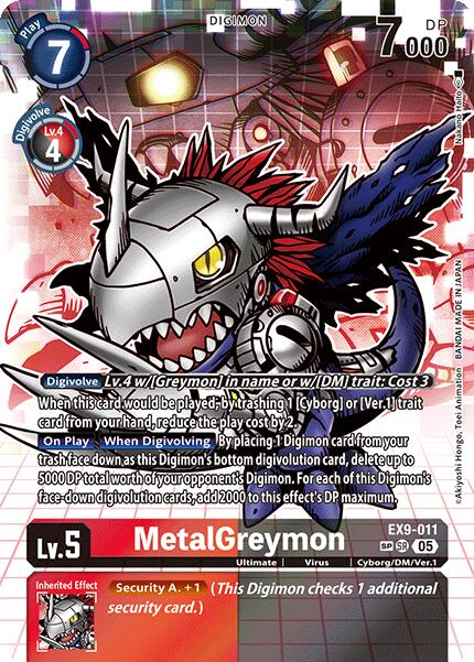 MetalGreymon [EX9-011] (SP) [Versus Monsters] - Destination Retro