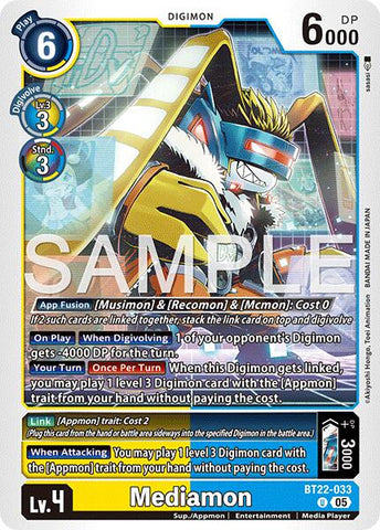Mediamon [BT22-033] [Cyber Eden] - Destination Retro