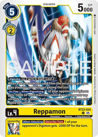 Reppamon [BT22-034] [Cyber Eden] - Destination Retro