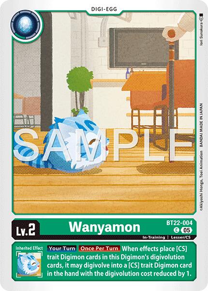 Wanyamon [BT22-004] [Cyber Eden] - Destination Retro