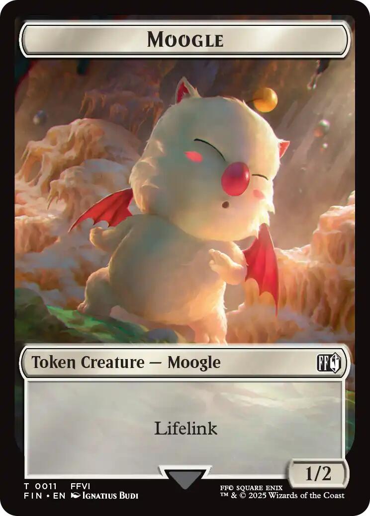 Moogle // Zombie Double-Sided Token [FINAL FANTASY Commander Tokens] - Destination Retro