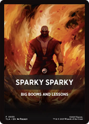 Sparky Sparky Theme Card [Avatar: The Last Airbender Tokens] - Destination Retro