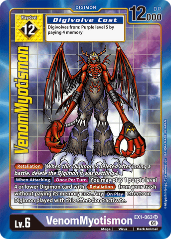 VenomMyotismon [EX1-063] (Alternate Art) [Classic Collection] - Destination Retro