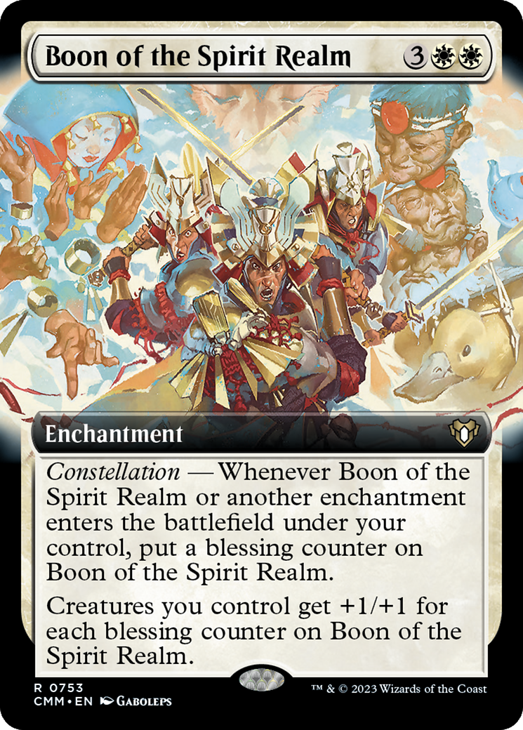 Boon of the Spirit Realm (Extended Art) [Commander Masters] - Destination Retro