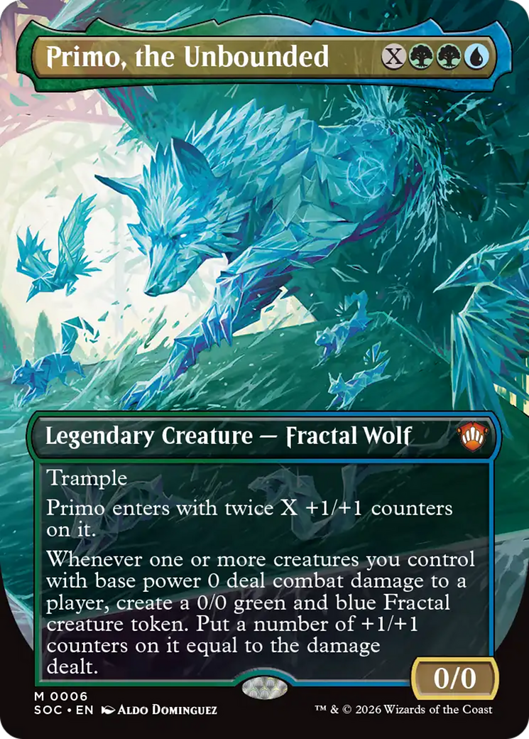 Primo, the Unbounded (Borderless) [Secrets of Strixhaven Commander] - Destination Retro
