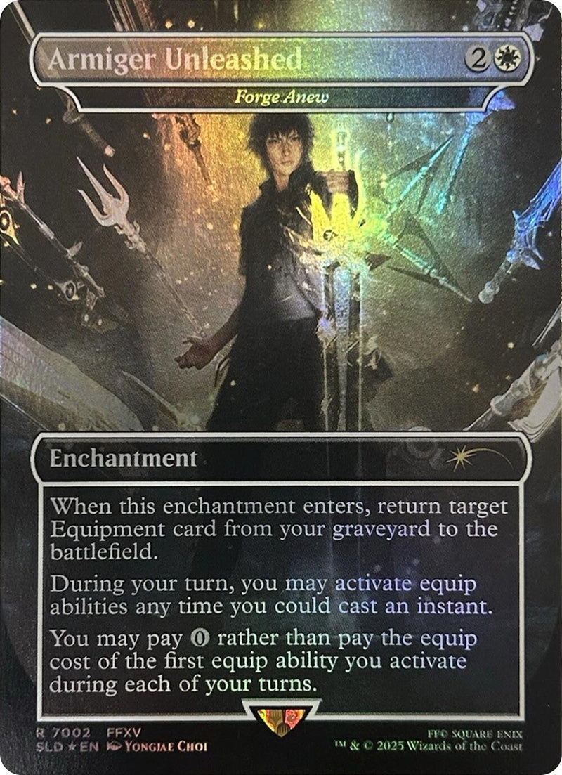 Armiger Unleashed - Forge Anew (Rainbow Foil) [Secret Lair Drop Series] - Destination Retro