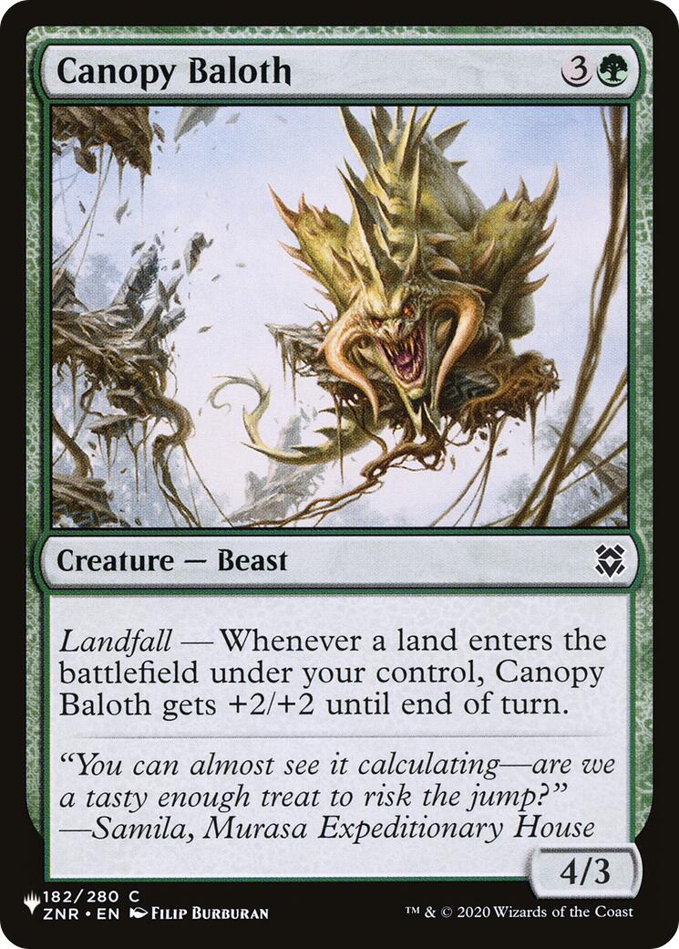 Canopy Baloth [The List] - Destination Retro