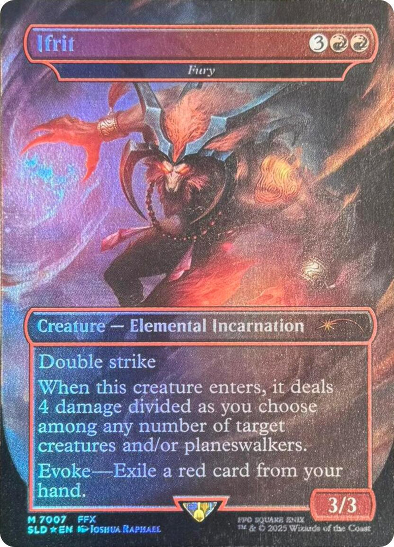 Ifrit - Fury (Rainbow Foil) [Secret Lair Drop Series] - Destination Retro