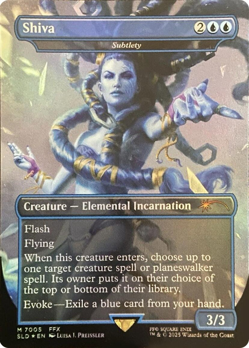 Shiva - Subtlety (Rainbow Foil) [Secret Lair Drop Series] - Destination Retro