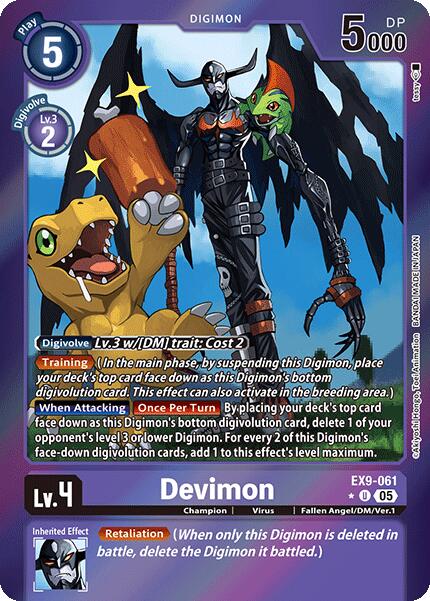 Devimon [EX9-061] (Limited Foil) [Versus Monsters] - Destination Retro