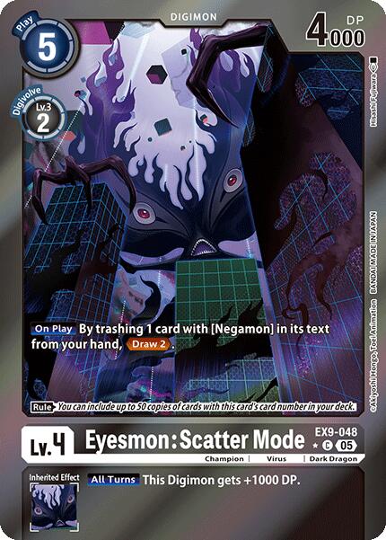 Eyesmon: Scatter Mode [EX9-048] (Limited Foil) [Versus Monsters] - Destination Retro