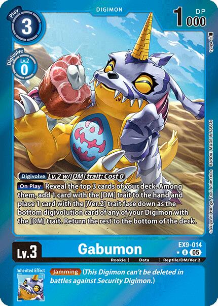 Gabumon [EX9-014] (Limited Foil) [Versus Monsters] - Destination Retro