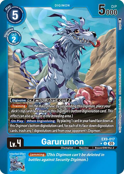 Garurumon [EX9-017] (Limited Foil) [Versus Monsters] - Destination Retro