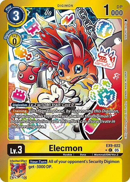 Elecmon [EX9-022] (Limited Foil) [Versus Monsters] - Destination Retro