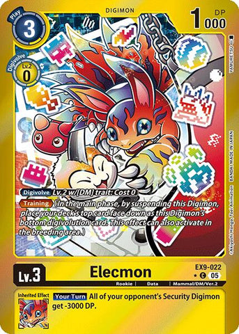 Elecmon [EX9-022] (Limited Foil) [Versus Monsters] - Destination Retro