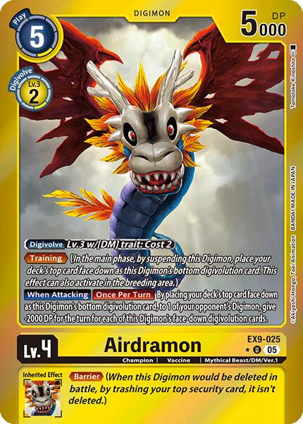 Airdramon [EX9-025] (Limited Foil) [Versus Monsters] - Destination Retro