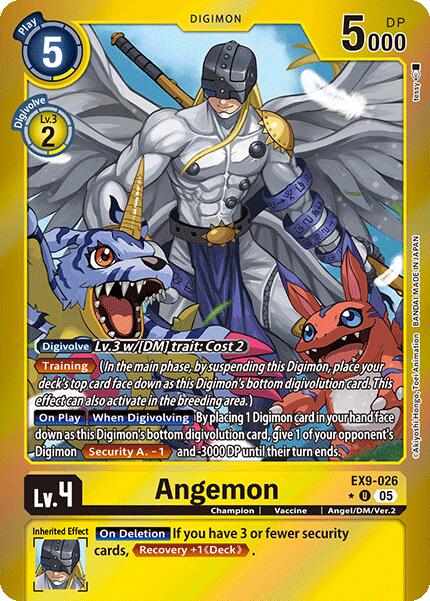 Angemon [EX9-026] (Limited Foil) [Versus Monsters] - Destination Retro