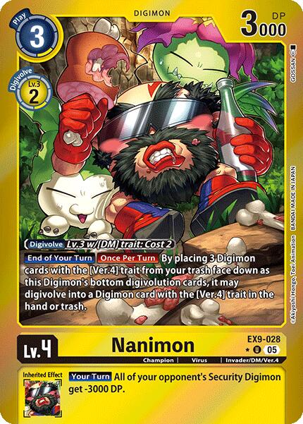 Nanimon [EX9-028] (Limited Foil) [Versus Monsters] - Destination Retro