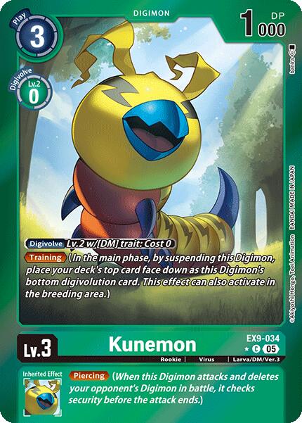 Kunemon [EX9-034] (Limited Foil) [Versus Monsters] - Destination Retro