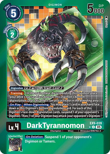 DarkTyrannomon [EX9-039] (Limited Foil) [Versus Monsters] - Destination Retro