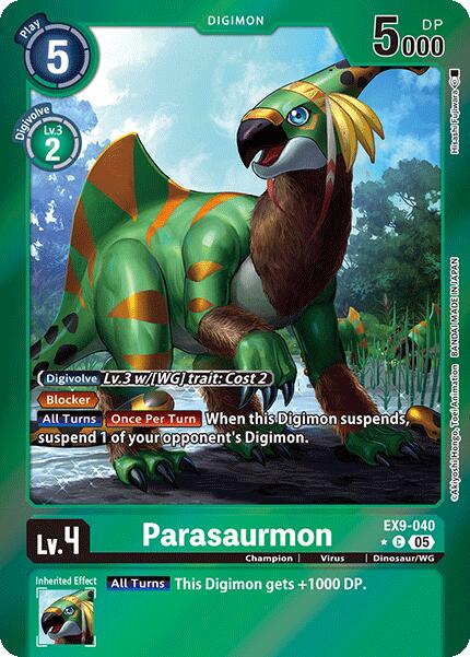 Parasaurmon [EX9-040] (Limited Foil) [Versus Monsters] - Destination Retro