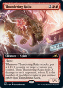 Thundering Raiju (Extended Art) [Kamigawa: Neon Dynasty] - Destination Retro
