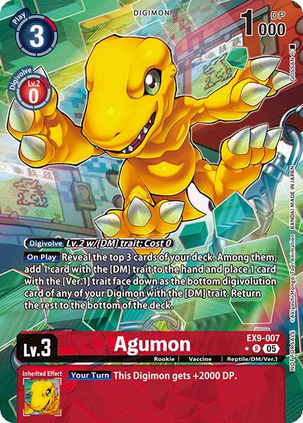 Agumon [EX9-007] (Digital Monster Day Commemoration Event Winner) [Promotional Cards] - Destination Retro