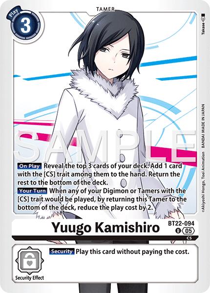 Yuugo Kamishiro [BT22-094] [Cyber Eden] - Destination Retro