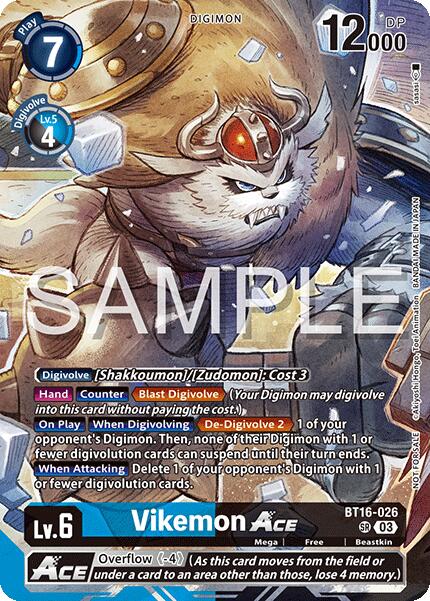 Vikemon ACE [BT16-026] (Cyber Eden Release Event Participant) [Cyber Eden] - Destination Retro