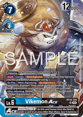 Vikemon ACE [BT16-026] (Cyber Eden Release Event Participant) [Cyber Eden] - Destination Retro