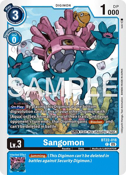 Sangomon [BT22-018] [Cyber Eden] - Destination Retro