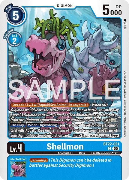 Shellmon [BT22-021] [Cyber Eden] - Destination Retro