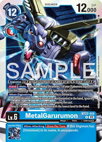 MetalGarurumon [BT22-026] [Cyber Eden] - Destination Retro
