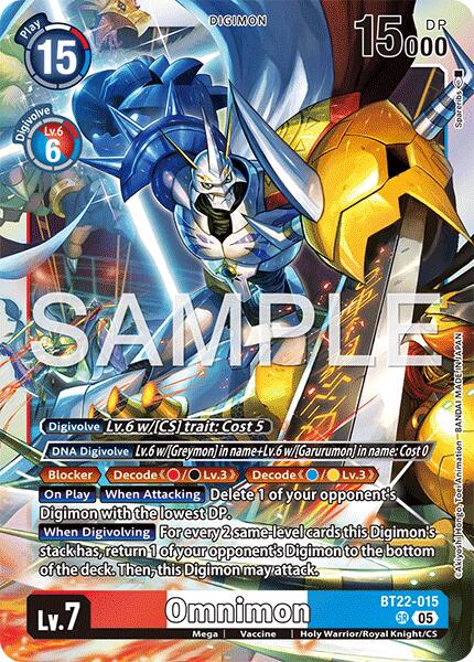 Omnimon [BT22-015] [Cyber Eden] - Destination Retro