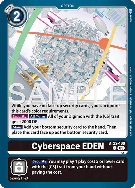 Cyberspace EDEN [BT22-100] [Cyber Eden] - Destination Retro