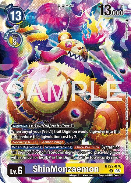 ShinMonzaemon [BT22-076] [Cyber Eden] - Destination Retro