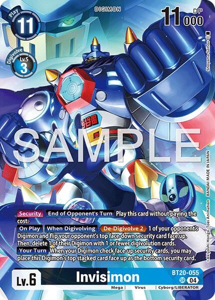 Invisimon [BT20-055] (Digimon Liberator Debuggers Set) [Release Special Booster Ver.2.5 Promos] - Destination Retro