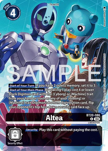 Altea [BT20-086] (Digimon Liberator Debuggers Set) [Release Special Booster Ver.2.5 Promos] - Destination Retro