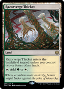 Razorverge Thicket (Promo Pack) [Phyrexia: All Will Be One Promos] - Destination Retro