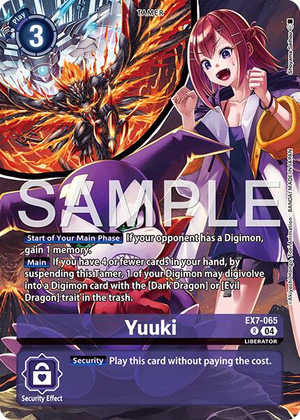 Yuuki [EX7-065] (Digimon Liberator Debuggers Set) [Digimon LIBERATOR] - Destination Retro