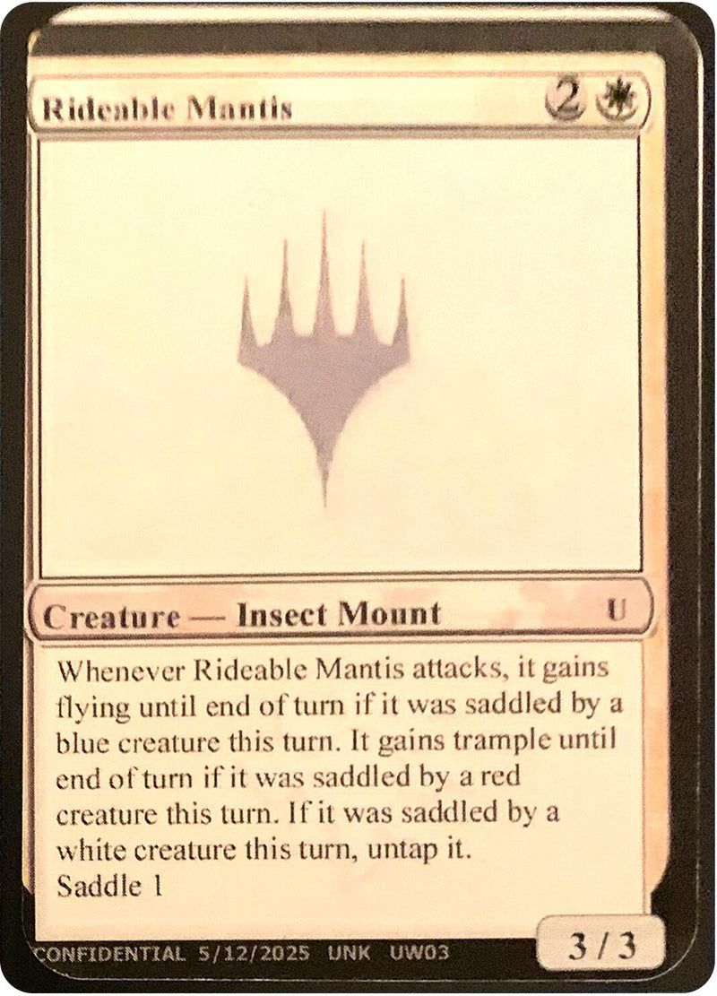 Rideable Mantis [Unknown Event] - Destination Retro