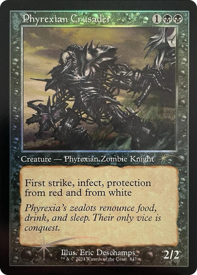 Phyrexian Crusader (Retro Frame) [Secret Lair Drop Series] - Destination Retro