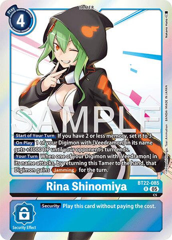 Rina Shinomiya [BT22-085] [Cyber Eden] - Destination Retro