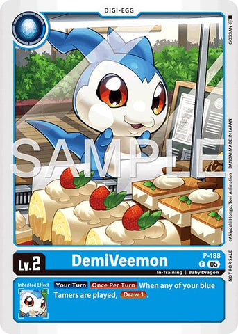 DemiVeemon [P-188] (Store Tournament 2025 Vol.3 Participation Pack) [Promotional Cards] - Destination Retro