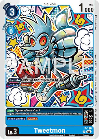 Tweetmon [P-190] (Store Tournament 2025 Vol.3 Participation Pack) [Promotional Cards] - Destination Retro