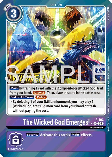 The Wicked God Emerges! [P-193] (Store Tournament 2025 Vol.3 Winner Pack) [Promotional Cards] - Destination Retro